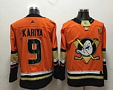 Anaheim Ducks #9 Paul Kariya Orange Adidas Stitched Jersey,baseball caps,new era cap wholesale,wholesale hats