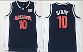 Arizona Wildcats #10 Mike Bibby Navy College Basketball Jersey,baseball caps,new era cap wholesale,wholesale hats