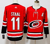 Carolina Hurricanes #11 Jordan Staal Red Adidas Stitched Jersey,baseball caps,new era cap wholesale,wholesale hats