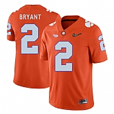 Clemson Tigers #2 Kelly Bryant Orange With Diamond Logo College Football Jersey DingZhi,baseball caps,new era cap wholesale,wholesale hats