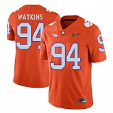 Clemson Tigers #94 Carlos Watkins Orange With Diamond Logo College Football Jersey DingZhi,baseball caps,new era cap wholesale,wholesale hats