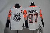 Edmonton Oilers #97 Connor McDavid White Adidas 2018 NHL All-Star Game Pacific Division Authentic Player Stitched Jersey,baseball caps,new era cap wholesale,wholesale hats