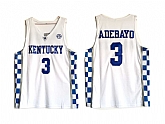 Kentucky Wildcats #3 Edrice Adebayo White College Basketball Jersey,baseball caps,new era cap wholesale,wholesale hats
