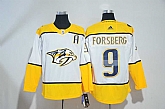 Nashville Predators #9 Filip Forsberg White Adidas Stitched Jersey,baseball caps,new era cap wholesale,wholesale hats