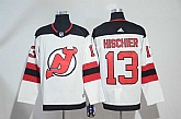 New Jersey Devils #13 Nico Hischier White Adidas Jersey,baseball caps,new era cap wholesale,wholesale hats