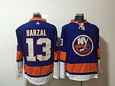 New York Islanders #13 Mathew Barzal Blue Adidas Stitched Jersey,baseball caps,new era cap wholesale,wholesale hats