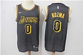 Nike Los Angeles Lakers #0 Kyle Kuzma Black City Edition Swingman Jersey,baseball caps,new era cap wholesale,wholesale hats