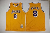 Nike Los Angeles Lakers #8 Kobe Bryant Yellow 1996-97 Hardwood Classics Jersey,baseball caps,new era cap wholesale,wholesale hats