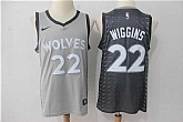 Nike Minnesota Timberwolves #22 Andrew Wiggins Gray City Edition Swingman Jersey,baseball caps,new era cap wholesale,wholesale hats