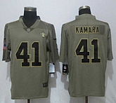 Nike New Orleans Saints #41 Alvin Kamara Olive Salute To Service Limited Jersey,baseball caps,new era cap wholesale,wholesale hats