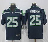Nike Seattle Seahawks #25 Richard Sherman Navy Vapor Untouchable Player Limited Jersey,baseball caps,new era cap wholesale,wholesale hats