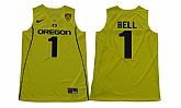 Oregon Ducks #1 Jordan Bell Yellow College Basketball Jersey,baseball caps,new era cap wholesale,wholesale hats