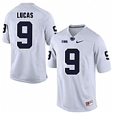 Penn State Nittany Lions #9 Jordan Lucas White College Football Jersey DingZhi,baseball caps,new era cap wholesale,wholesale hats