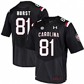 South Carolina Gamecocks #81 Hayden Hurst Black College Football Jersey DingZhi,baseball caps,new era cap wholesale,wholesale hats