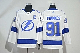 Tampa Bay Lightning #91 Steven Stamkos White Adidas Stitched Jersey,baseball caps,new era cap wholesale,wholesale hats