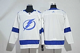 Tampa Bay Lightning Blank White Adidas Stitched Jersey,baseball caps,new era cap wholesale,wholesale hats