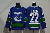 Vancouver Canucks #22 Daniel Sedin Blue Adidas Stitched Jersey,baseball caps,new era cap wholesale,wholesale hats