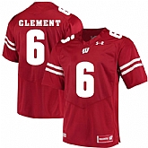 Wisconsin Badgers #6 Corey Clement Red College Football Jersey DingZhi,baseball caps,new era cap wholesale,wholesale hats