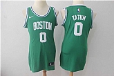 Women Nike Celtics #0 Jayson Tatum Green Swingman Jersey