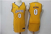 Women Nike Lakers #0 Kyle Kuzma Yellow Swingman Jersey,baseball caps,new era cap wholesale,wholesale hats