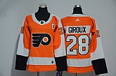 Women Philadelphia Flyers #28 Claude Giroux Orange Adidas Stitched Jersey,baseball caps,new era cap wholesale,wholesale hats