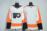 Women Philadelphia Flyers Blank White Adidas Stitched Jersey