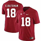 Alabama Crimson Tide 18 Cooper Bateman Red College Football Jersey DingZhi,baseball caps,new era cap wholesale,wholesale hats