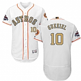 Astros #10 Yuli Gurriel White 2018 Gold Program Flexbase Jersey,baseball caps,new era cap wholesale,wholesale hats
