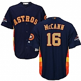 Astros #16 Brian McCann Navy 2018 Gold Program Cool Base Jersey,baseball caps,new era cap wholesale,wholesale hats