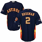 Astros #2 Alex Bregman Navy 2018 Orange Program Cool Base Jersey,baseball caps,new era cap wholesale,wholesale hats