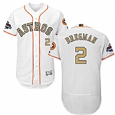 Astros #2 Alex Bregman White 2018 Gold Program Flexbase Jersey,baseball caps,new era cap wholesale,wholesale hats