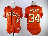 Astros #34 Nolan Ryan Orange 2018 Gold Program Flexbase Jersey,baseball caps,new era cap wholesale,wholesale hats
