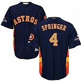 Astros #4 George Springer Navy 2018 Gold Program Cool Base Jersey,baseball caps,new era cap wholesale,wholesale hats