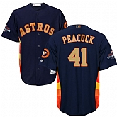 Astros #41 Brad Peacock Navy 2018 Gold Program Cool Base Jersey,baseball caps,new era cap wholesale,wholesale hats