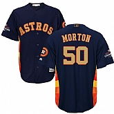Astros #50 Charlie Morton Navy 2018 Gold Program Cool Base Jersey,baseball caps,new era cap wholesale,wholesale hats