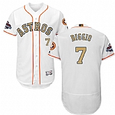 Astros #7 Craig Biggio White 2018 Gold Program Flexbase Jersey,baseball caps,new era cap wholesale,wholesale hats