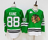 Blackhawks 88 Patrick Kane Green Adidas Stitched Jersey,baseball caps,new era cap wholesale,wholesale hats