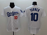 Dodgers 10 Justin Turner White Flexbase Baseball Jerseys,baseball caps,new era cap wholesale,wholesale hats