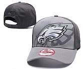 Eagles Fresh Logo Gray Peaked Adjustable Hat GS,baseball caps,new era cap wholesale,wholesale hats
