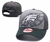 Eagles Team Logo Gray Peaked Adjustable Hat GS,baseball caps,new era cap wholesale,wholesale hats