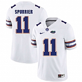 Florida Gators 11 Steve Spurrier White College Football Jersey DingZhi,baseball caps,new era cap wholesale,wholesale hats