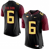 Florida State Seminoles 6 Everett Golson Black College Football Jersey DingZhi,baseball caps,new era cap wholesale,wholesale hats