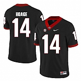 Georgia Bulldogs 14 Terry Hoage Black College Football Jersey DingZhi,baseball caps,new era cap wholesale,wholesale hats