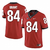 Georgia Bulldogs 84 Walter Grant Red College Football Jersey DingZhi,baseball caps,new era cap wholesale,wholesale hats