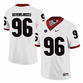 Georgia Bulldogs 96 DaQuan Hawkins-Muckle White College Football Jersey DingZhi,baseball caps,new era cap wholesale,wholesale hats