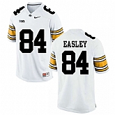 Iowa Hawkeyes 84 Nick Easley White College Football Jersey DingZhi,baseball caps,new era cap wholesale,wholesale hats