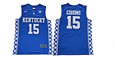 Kentucky Wildcats 15 DeMarcus Cousins Blue College Basketball Jersey