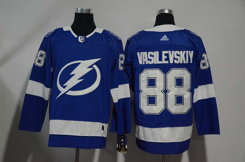 Lightning 88 Andrei Vasilevskiy Blue Adidas Stitched Jersey