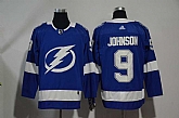 Lightning 9 Tyler Johnson Blue Adidas Stitched Jersey,baseball caps,new era cap wholesale,wholesale hats