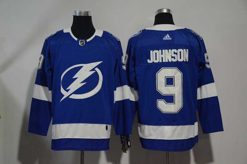 Lightning 9 Tyler Johnson Blue Adidas Stitched Jersey